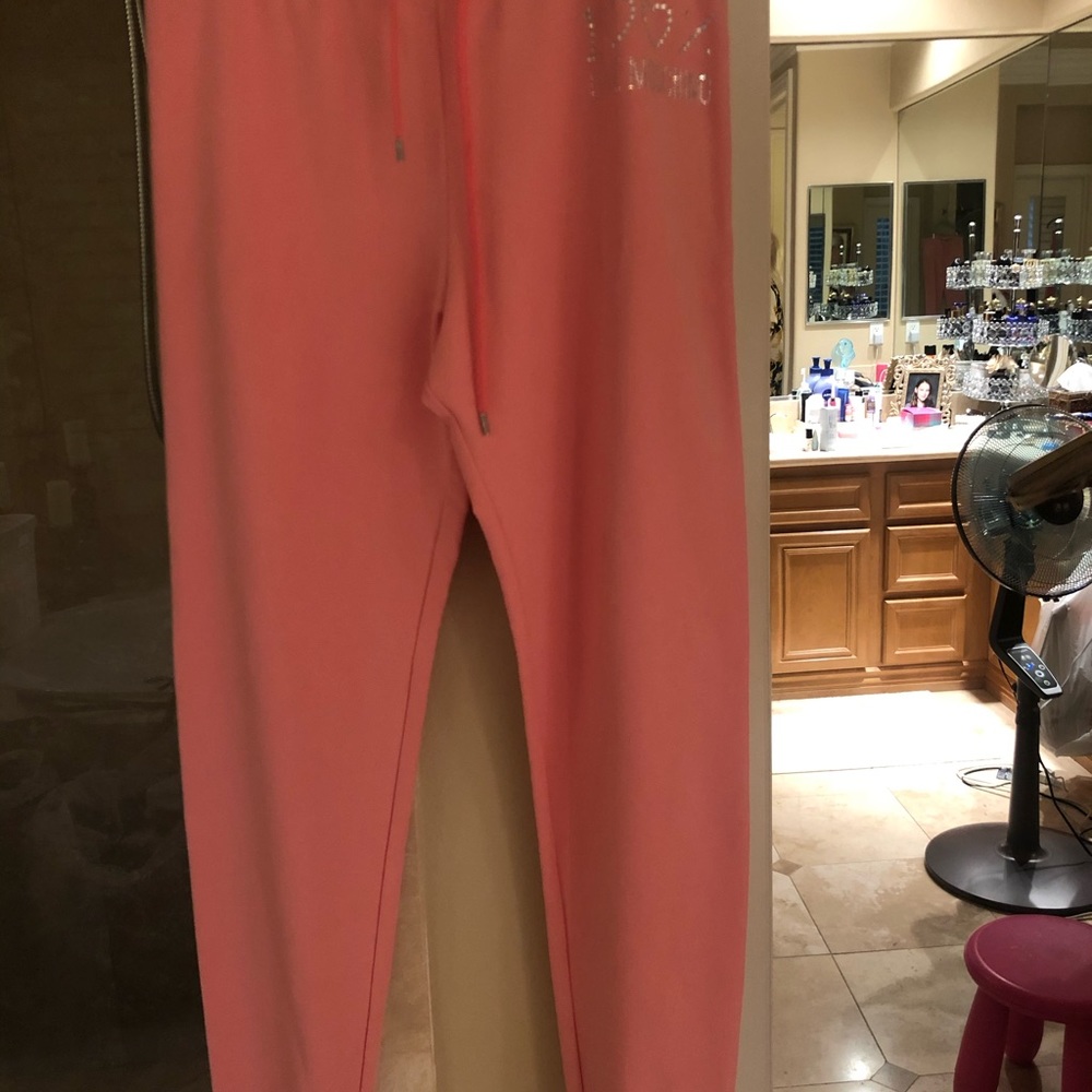 Love Moschino Women’s Pink Cotton Sport Pants,  8
